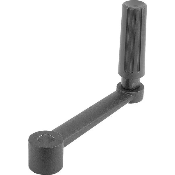Crank Handle, Cylindrical Grip Revol Similar To DIN 469 Size:4 Reamed Hole D2=17, A=160, H=114, 5, , Kipp, Mfr#: K0996.3417